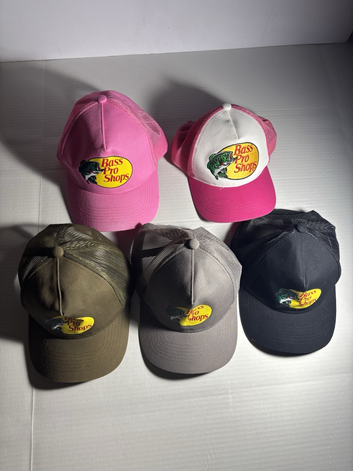 Bass Pro Shop Hats Multicolor Modern Style Set of 5