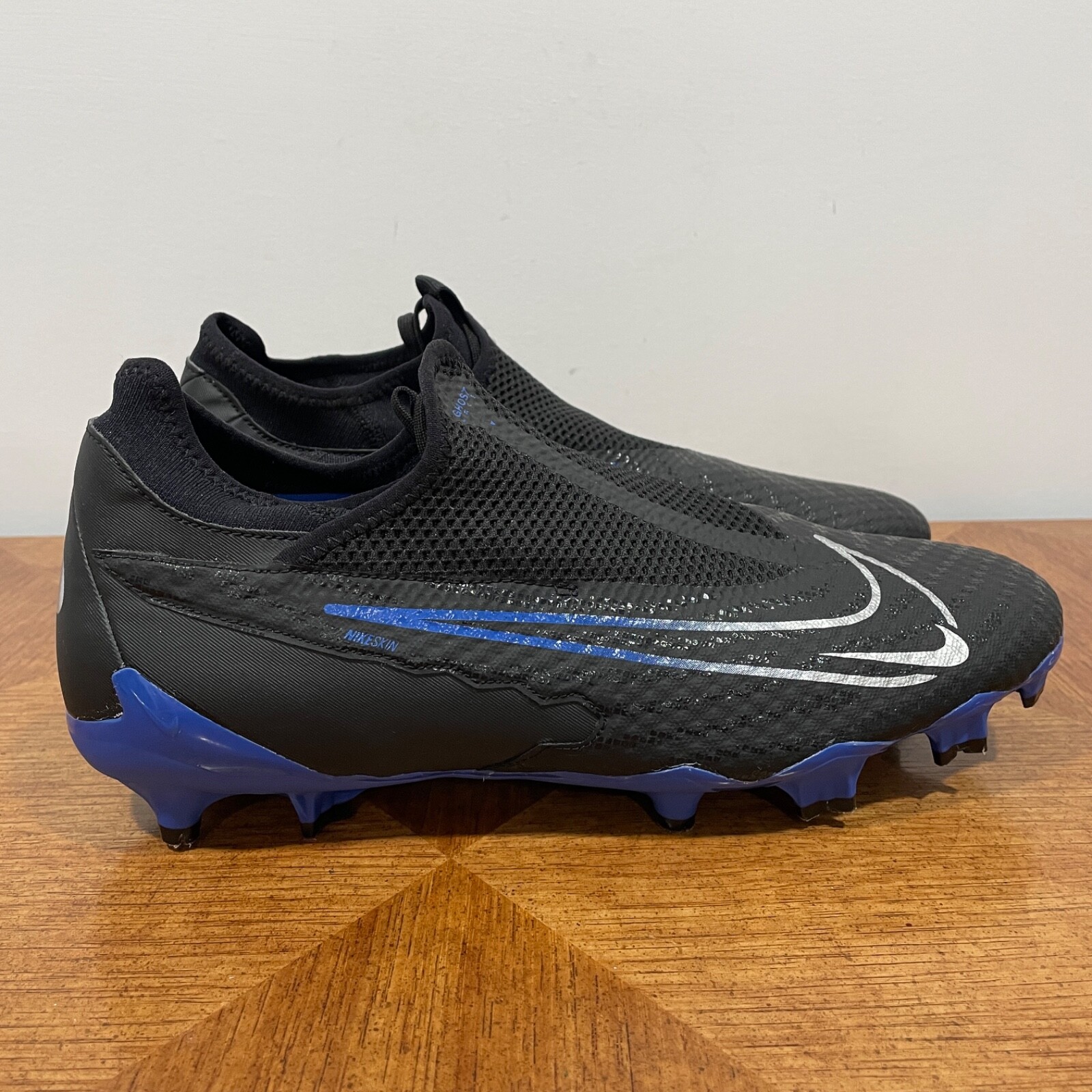 Nike DD9472-040 Phantom GX Academy DF FG MG Soccer Cleats Mens 11 Black Royal