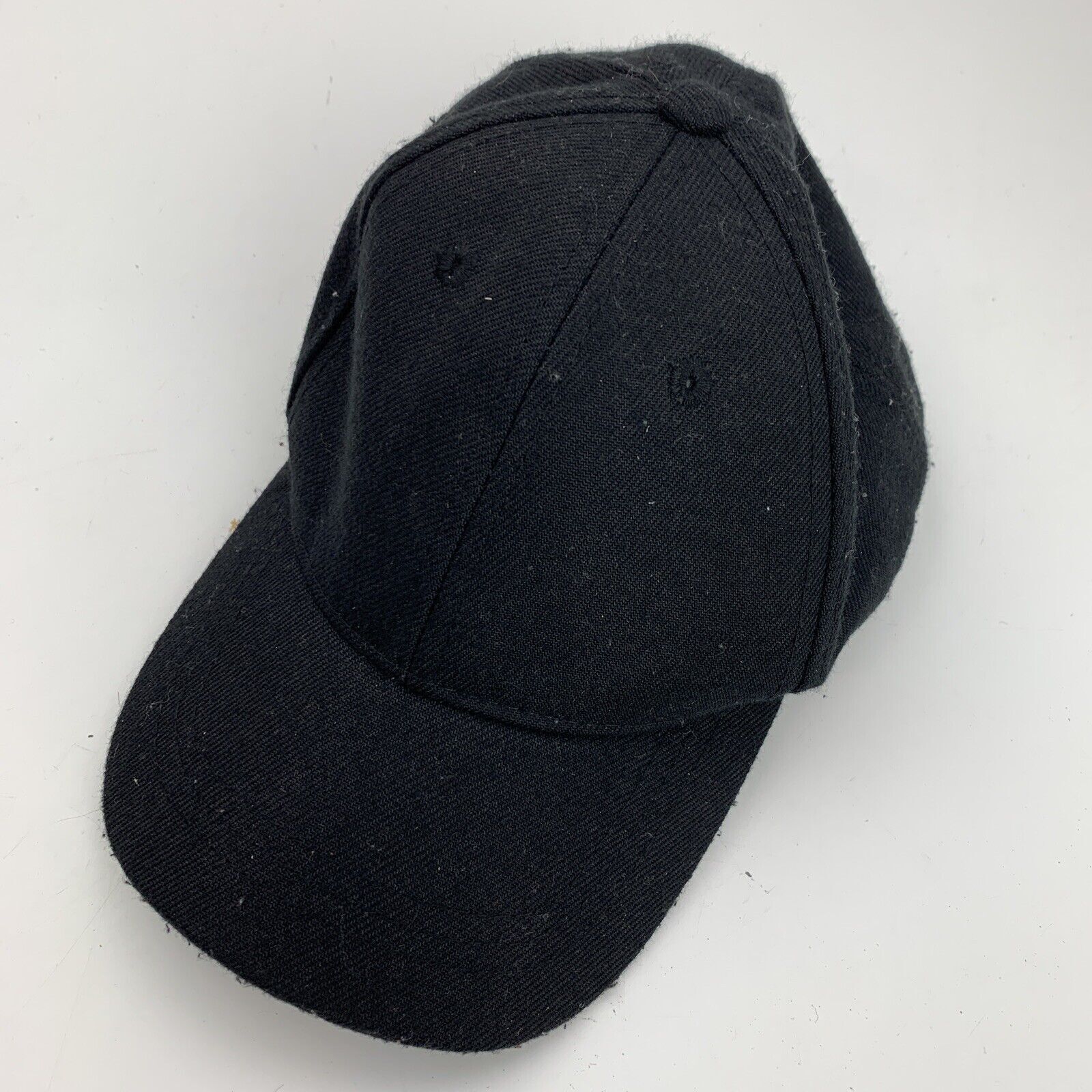Top Level Brand Kids Black Ball Cap Hat Adjustable Baseball