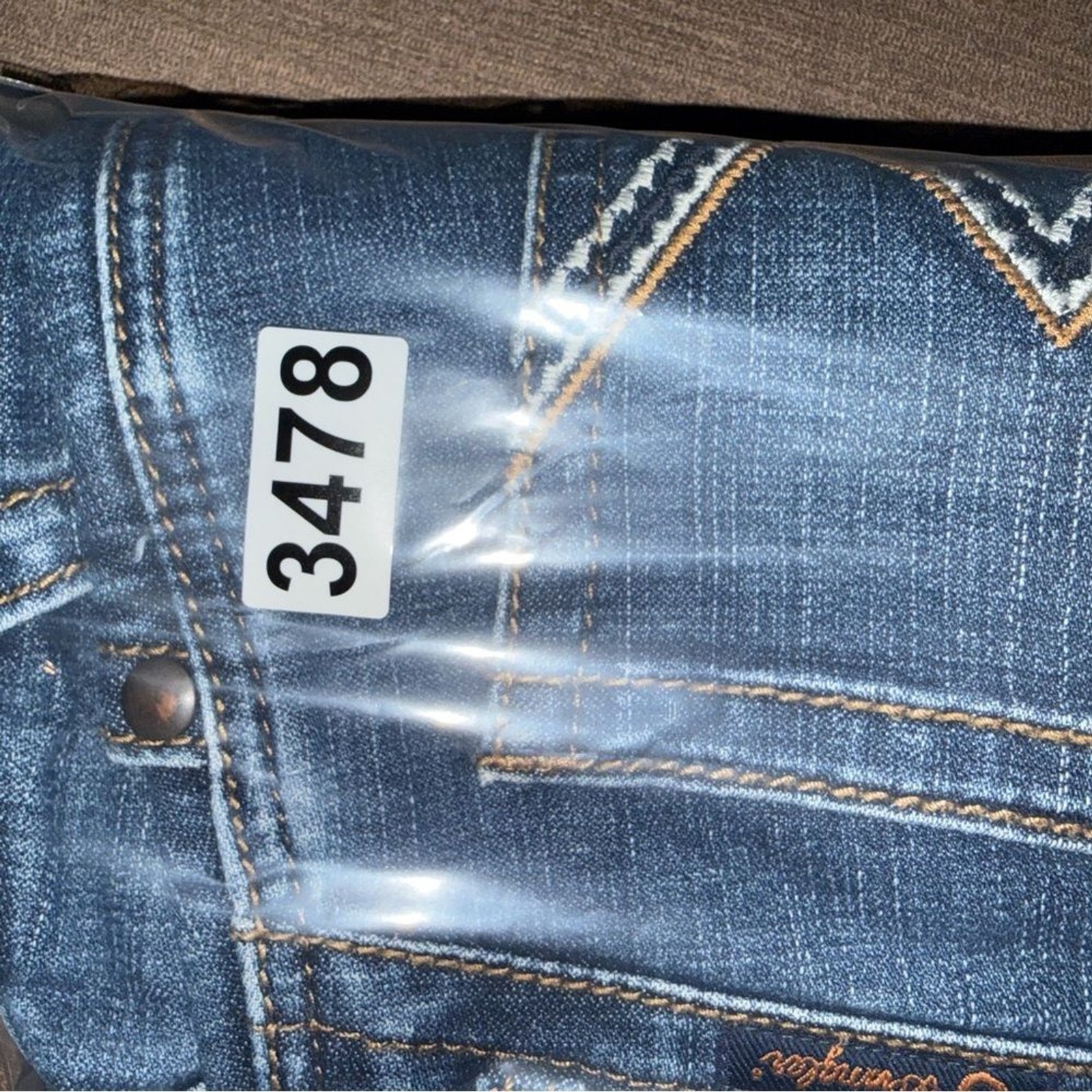 Wrangler Willow Ultimate Riding Jean women 7×34 (fit 30×32.5) blue Mid Rise