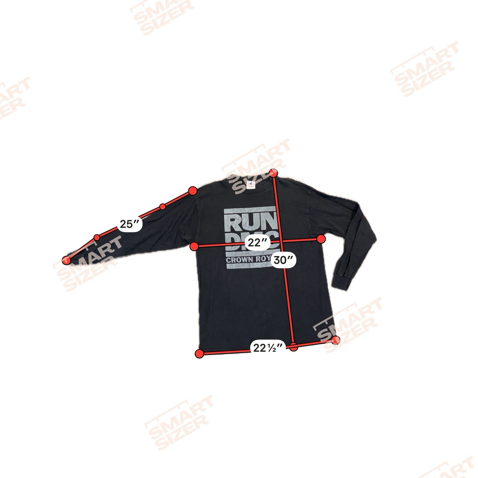 Vintage Men’s Run DMC ‘Crown Royal Long Sleeve Shirt Size XL Adidas’ 2001 Black