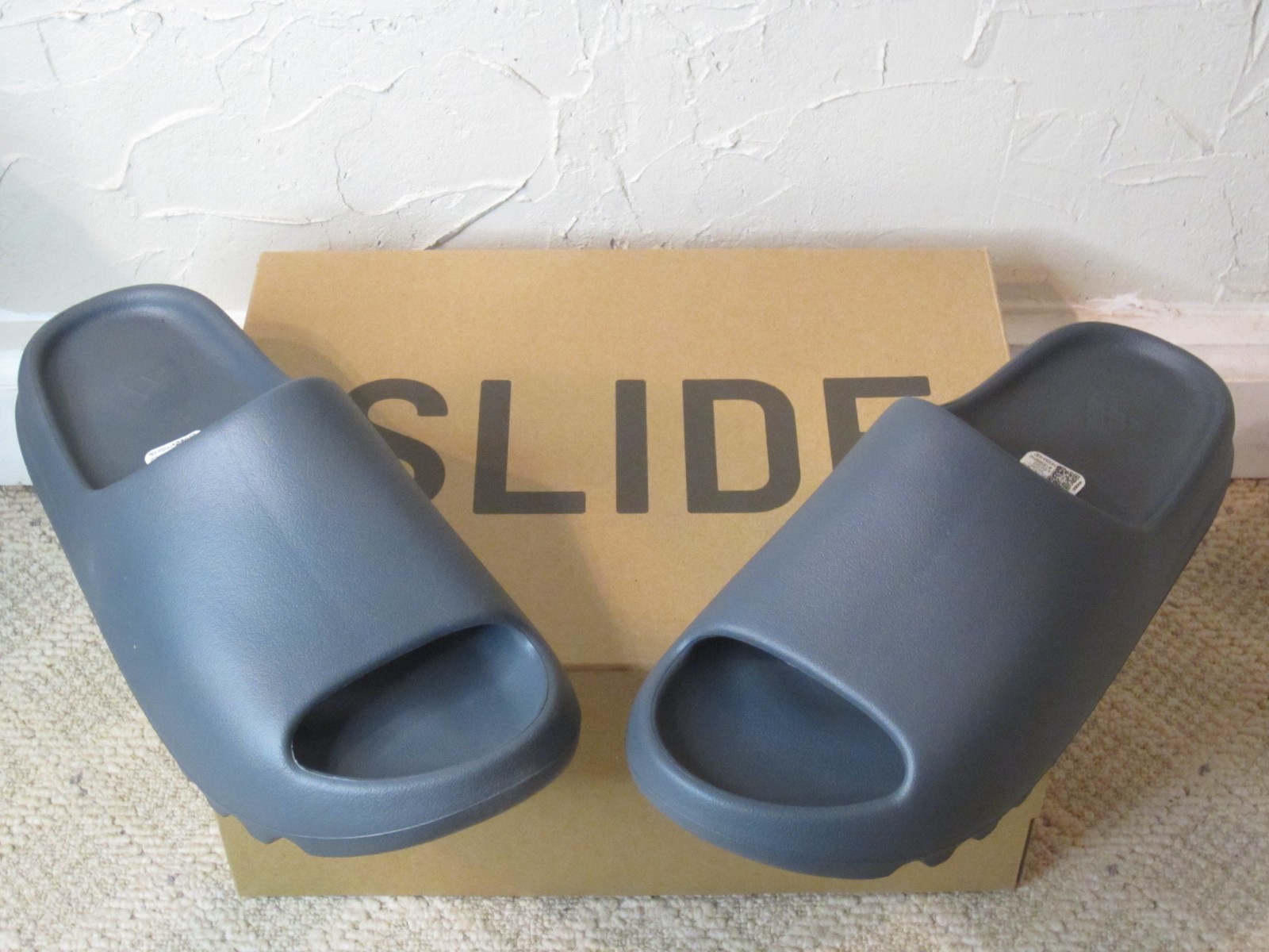 adidas Yeezy Slide Slate Grey Men’s Size 11 NEW! ID2350 2024 Lifestyle Sandal