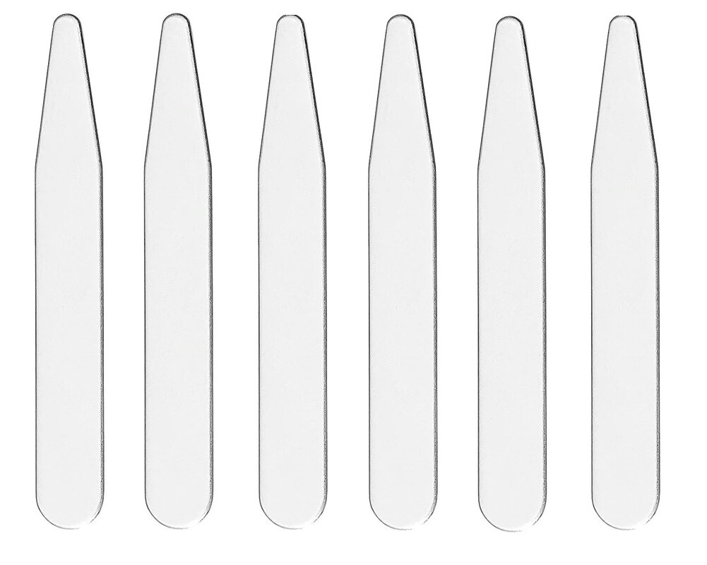 Pick Size! 20 Metal Collar Stays 2″ 2.2″ 2.5″ 2.7″ 3″ inch for Men Dress Shirts