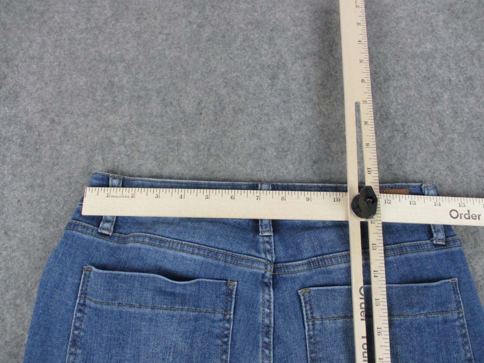 Judy Blue Jeans Womens 27 Denim Slim Fit Medium Wash Straight Leg High Rise