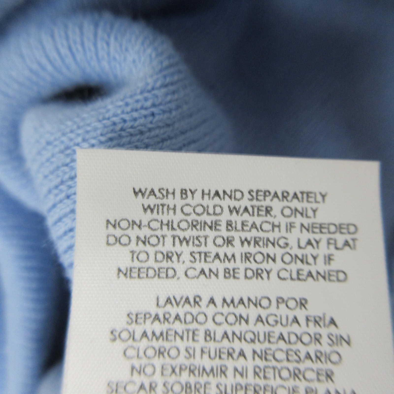 Cabi Cardigan Sweater Womens Medium Blue V Neck Button Front Split Back Knit