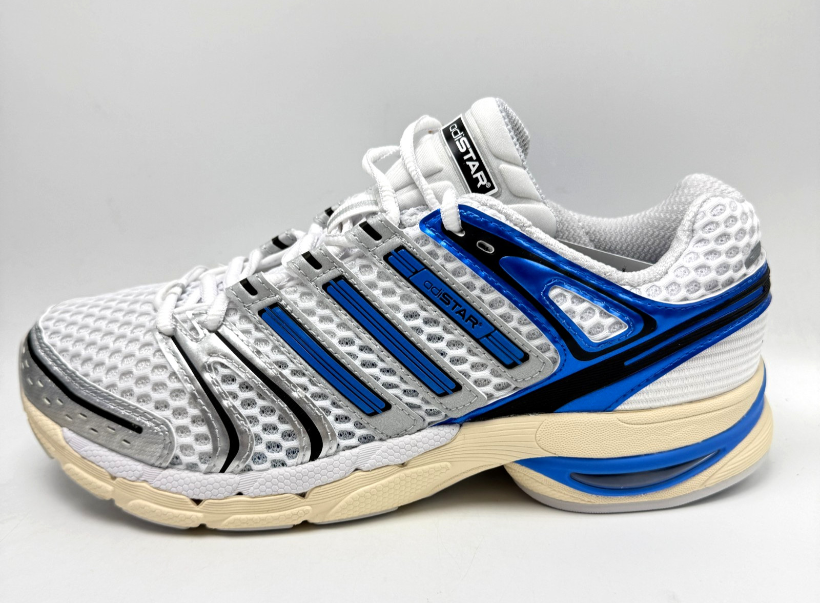 ADIDAS Adistar Control 5 Silver Metallic Grey Black KI8601 Men’s sz 8-11