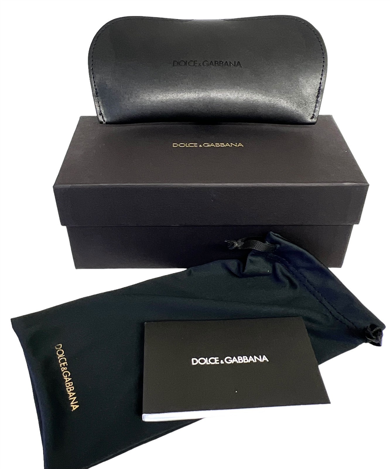 Dolce Gabbana Sunglasses Polished Black Gray Mirror DG 6195 501/6G with Case