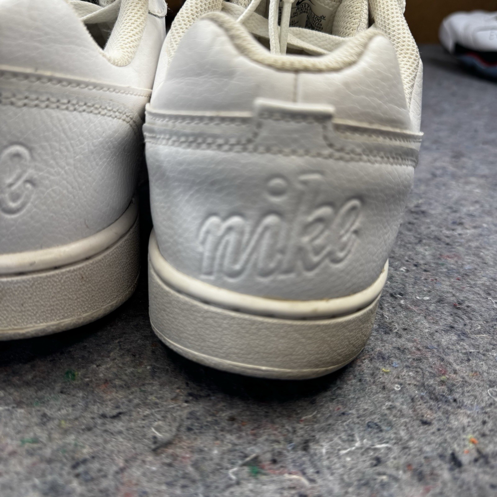 Size 10.5 – Nike Court Vision Next Nature Low Triple White
