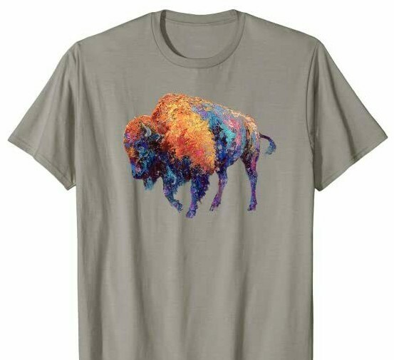 Buffalo Shirt American Bison Shirt Wild Animal Unisex T Shirt