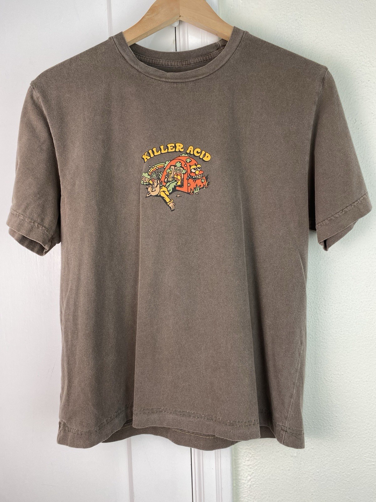 Killer Acid Cali M Brown Colorful “It’s All Good in the Woods” Graphic T-Shirt