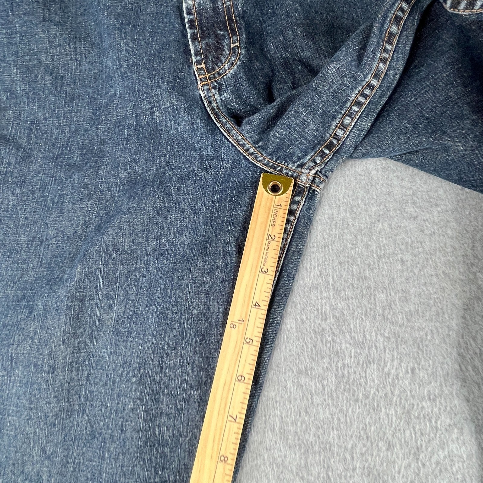 Armani Exchange Pants Jeans XL Reg Over Sized Fit Denim Dark Wash