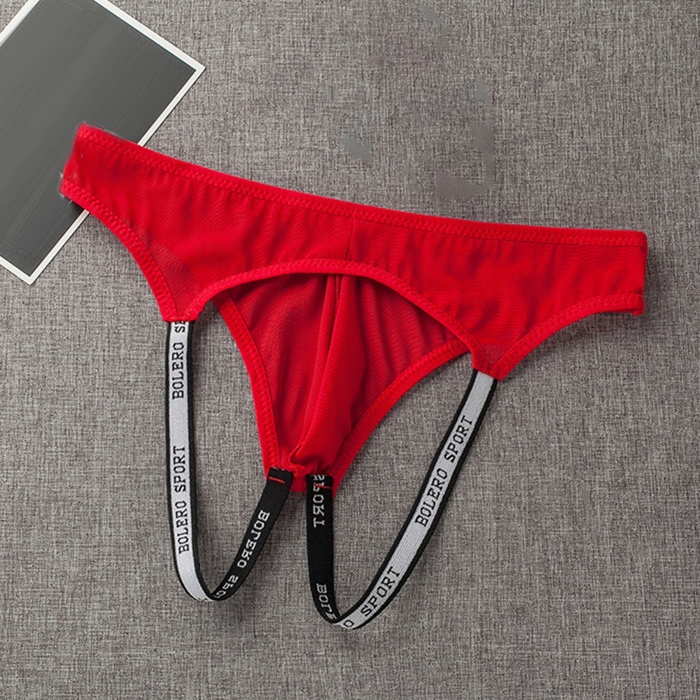 Mens Jock Strap Breathable Underwear Backless-Jockstrap Briefs Underpants Thong