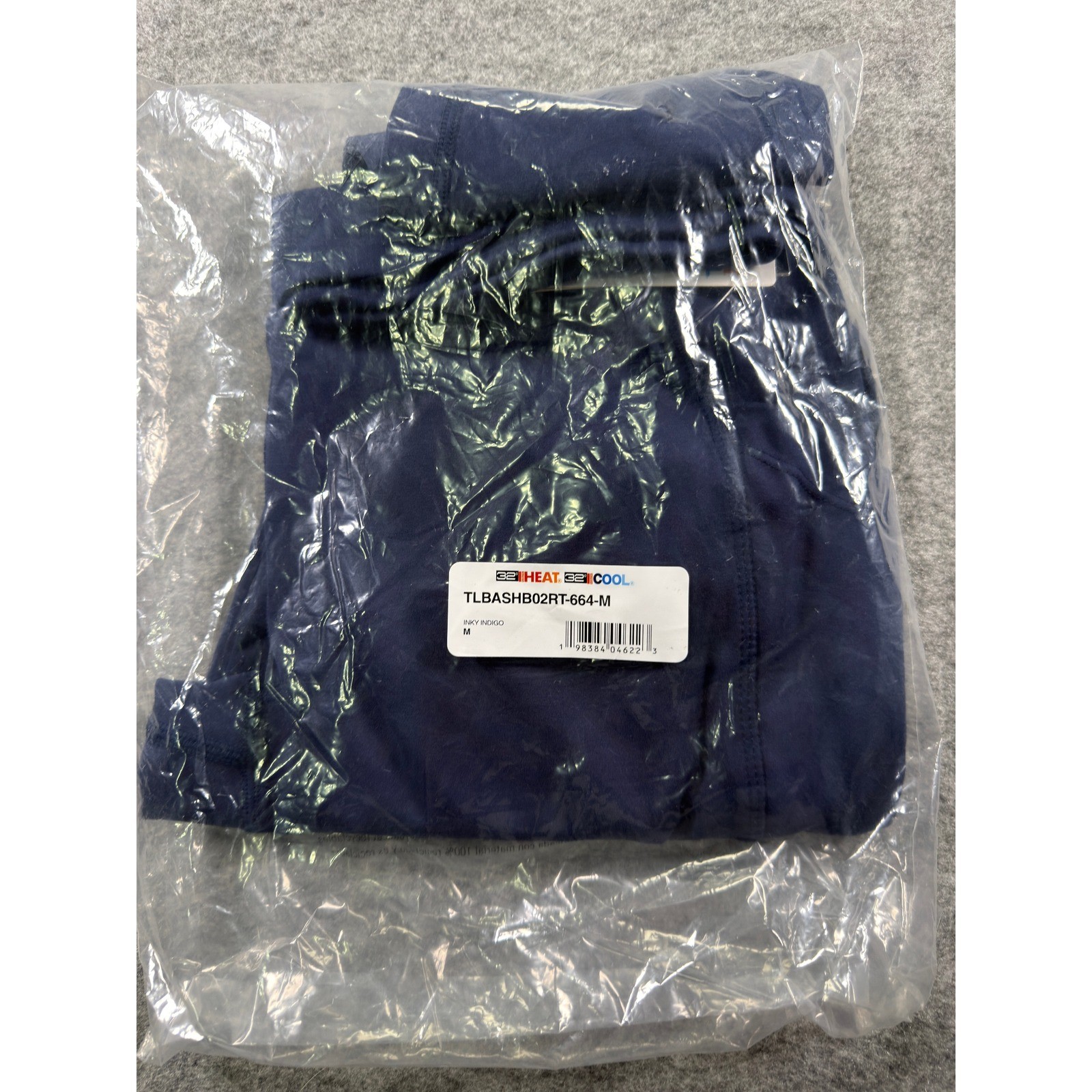 32 Degrees Cool Leggings Medium Blue High Rise Side Pocket TLBASHB02RT-664-M