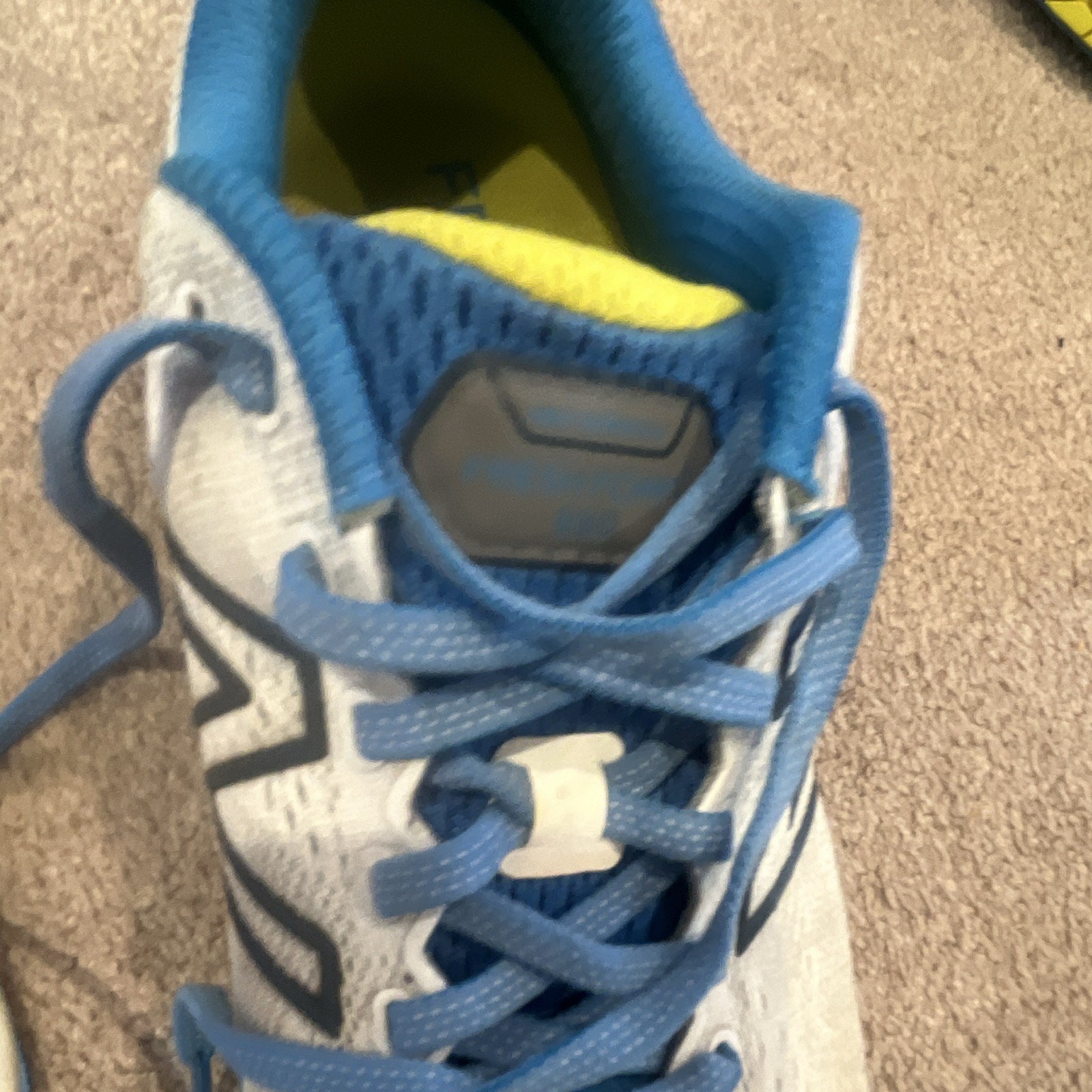 New Balance Fresh Foam Men’s Running Shoes White Blue Yellow Black
