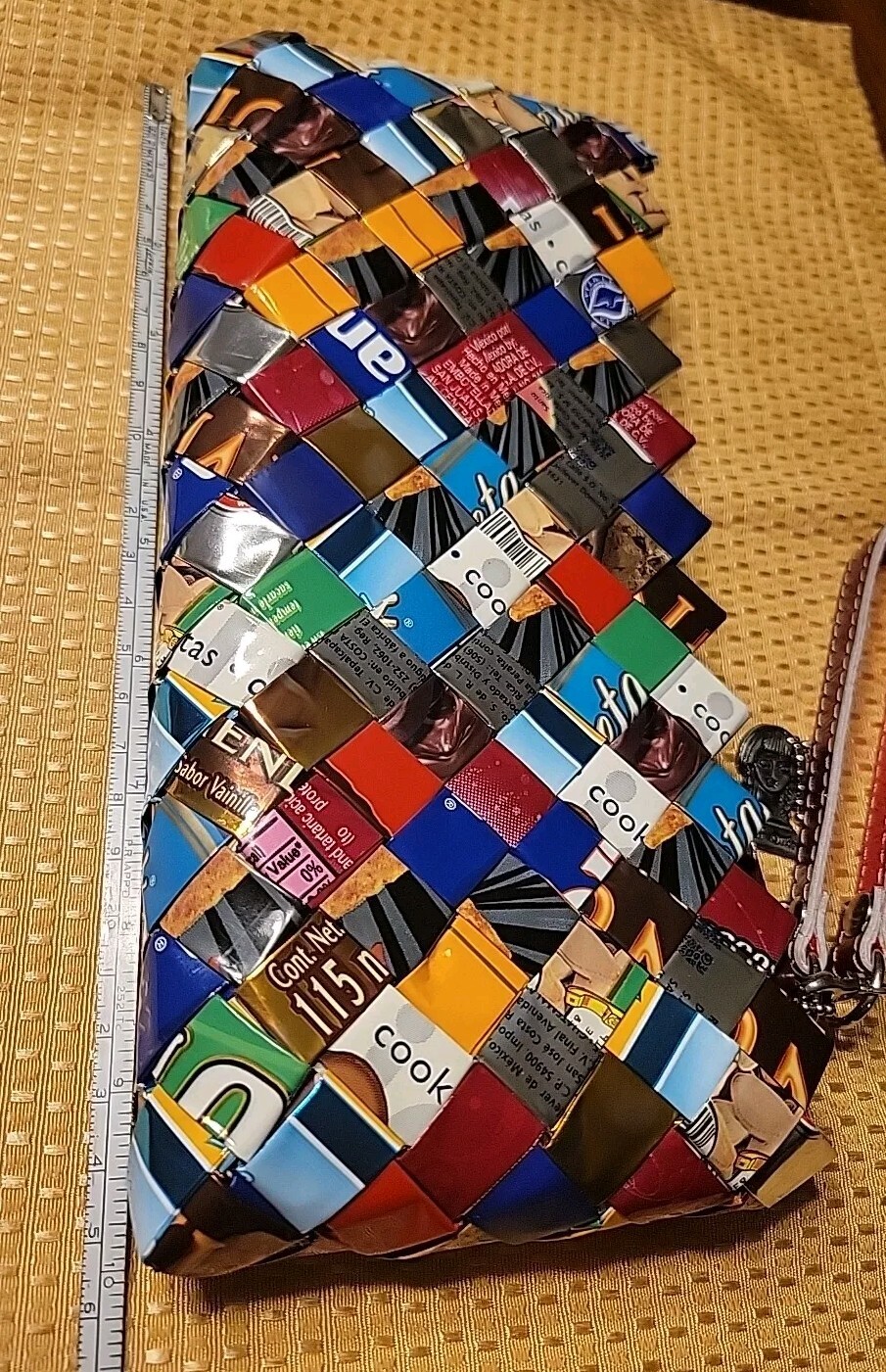 Candy / Snack Wrapper ~ Nahui Ollin Clutch Purse