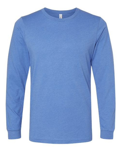 BELLA + CANVAS Heather CVC Long Sleeve Tee – 3501CVC