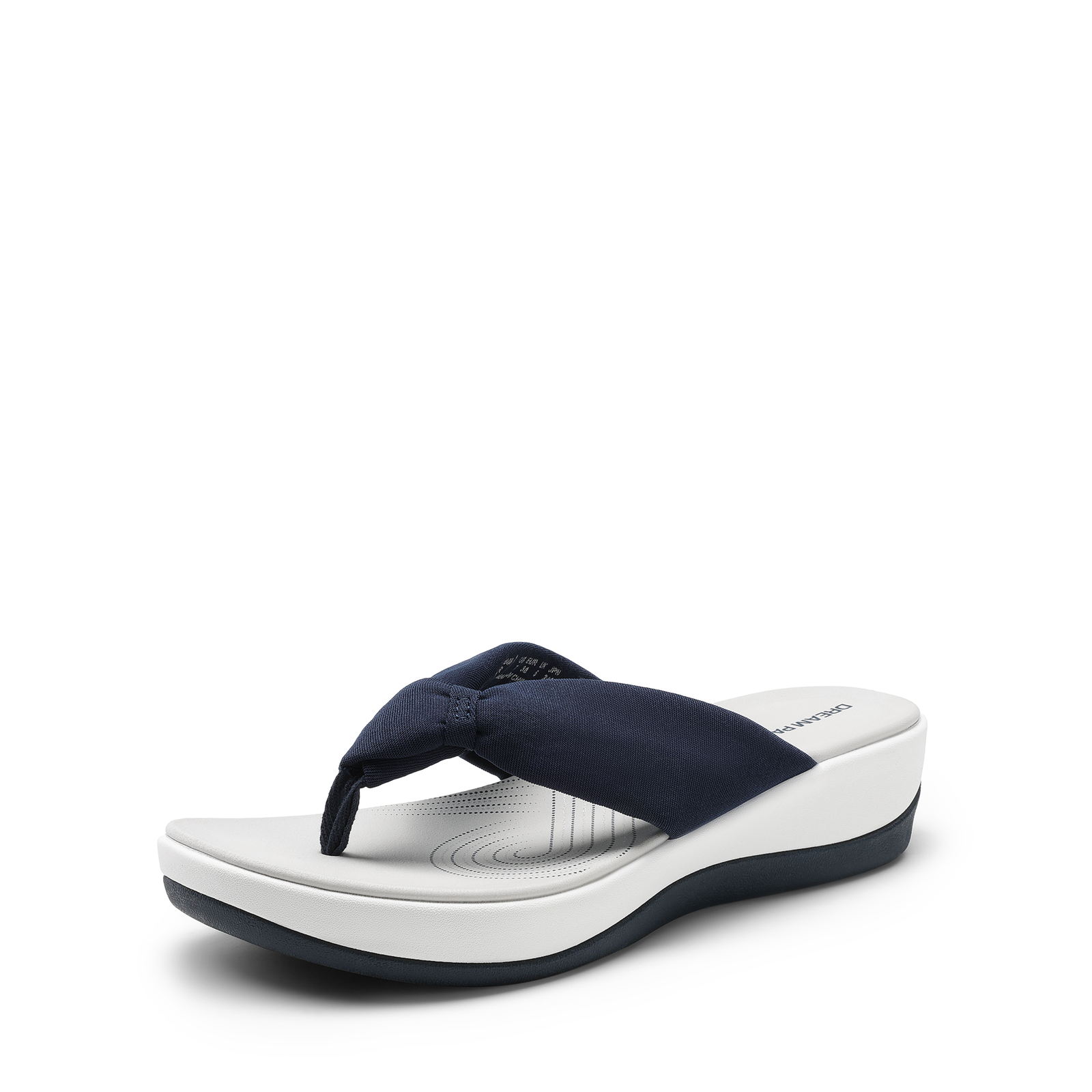 Women Cushioned Platform Flip Flops Arch Support Soft Eva Foam Summer Sandals