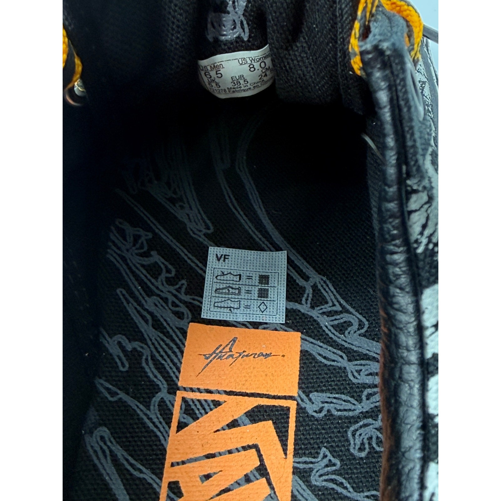 Vans HuaTunan Year of the Tiger Old Skool Black Sneakers Men 6.5 Women 8