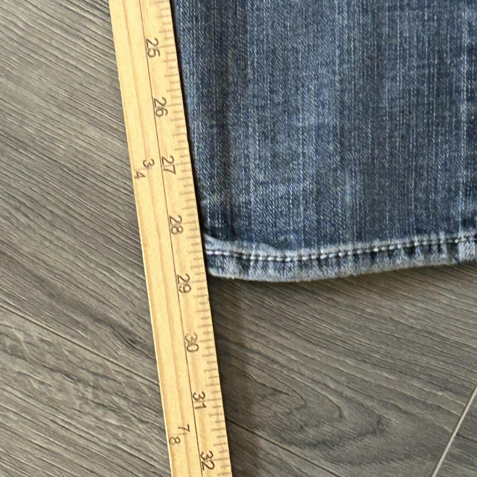 BKE Alec Jeans Mens 34×29 Blue Straight Leg Stretch Medium Wash Denim Casual