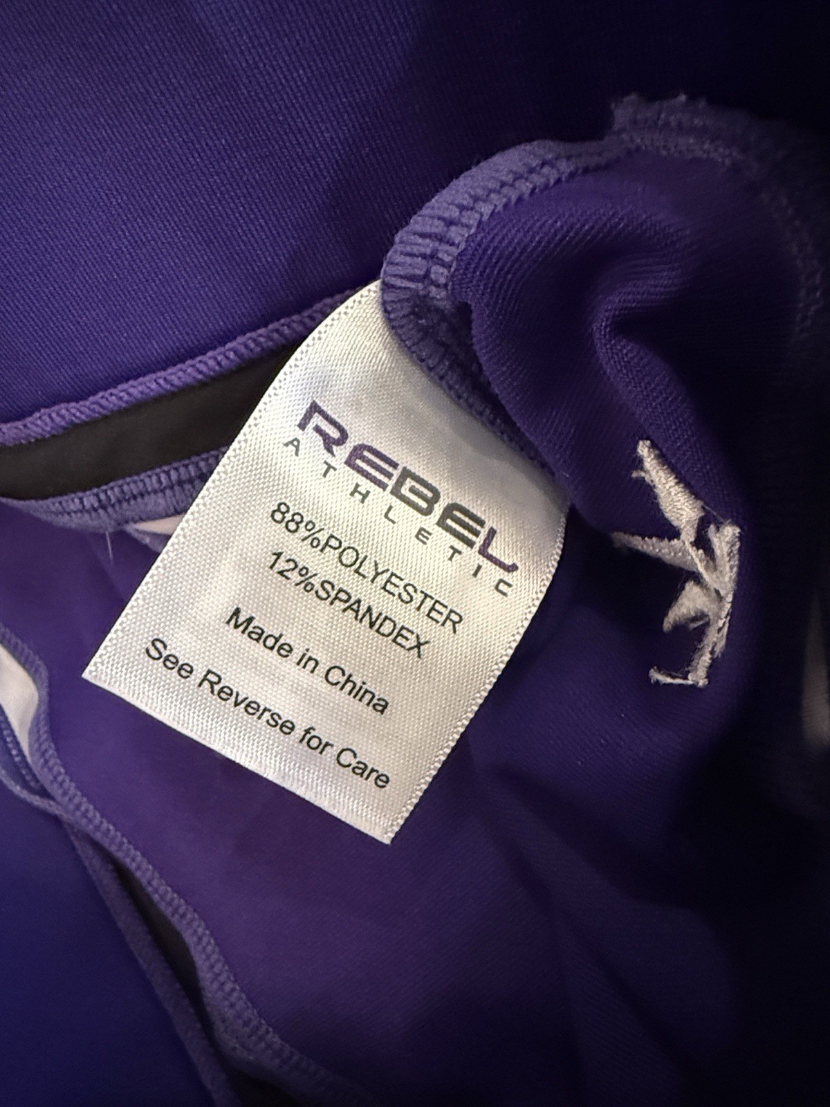 Rebel Athletic Scallop Compression Shorts Size Adult Small AS