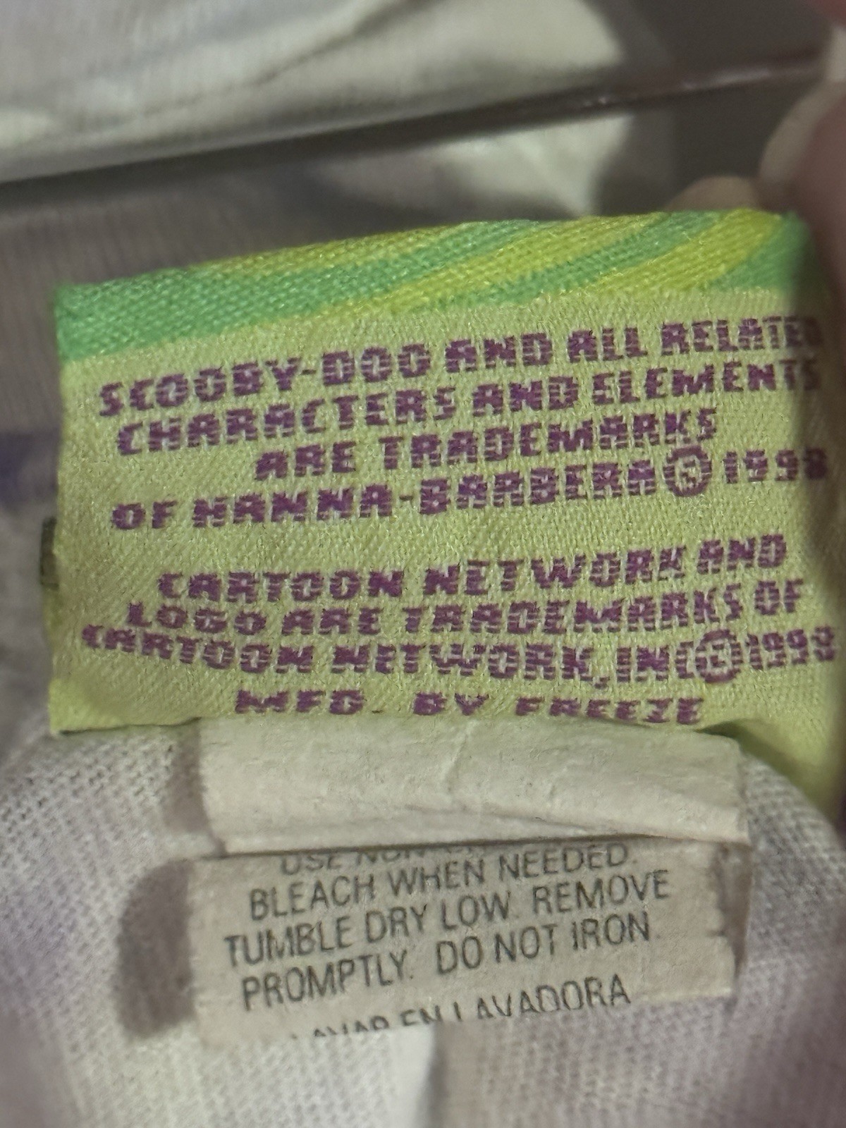 VTG 90’s Cartoon Network Scooby Doo One Size Purple Tie Dye Tank Dress Beach Top
