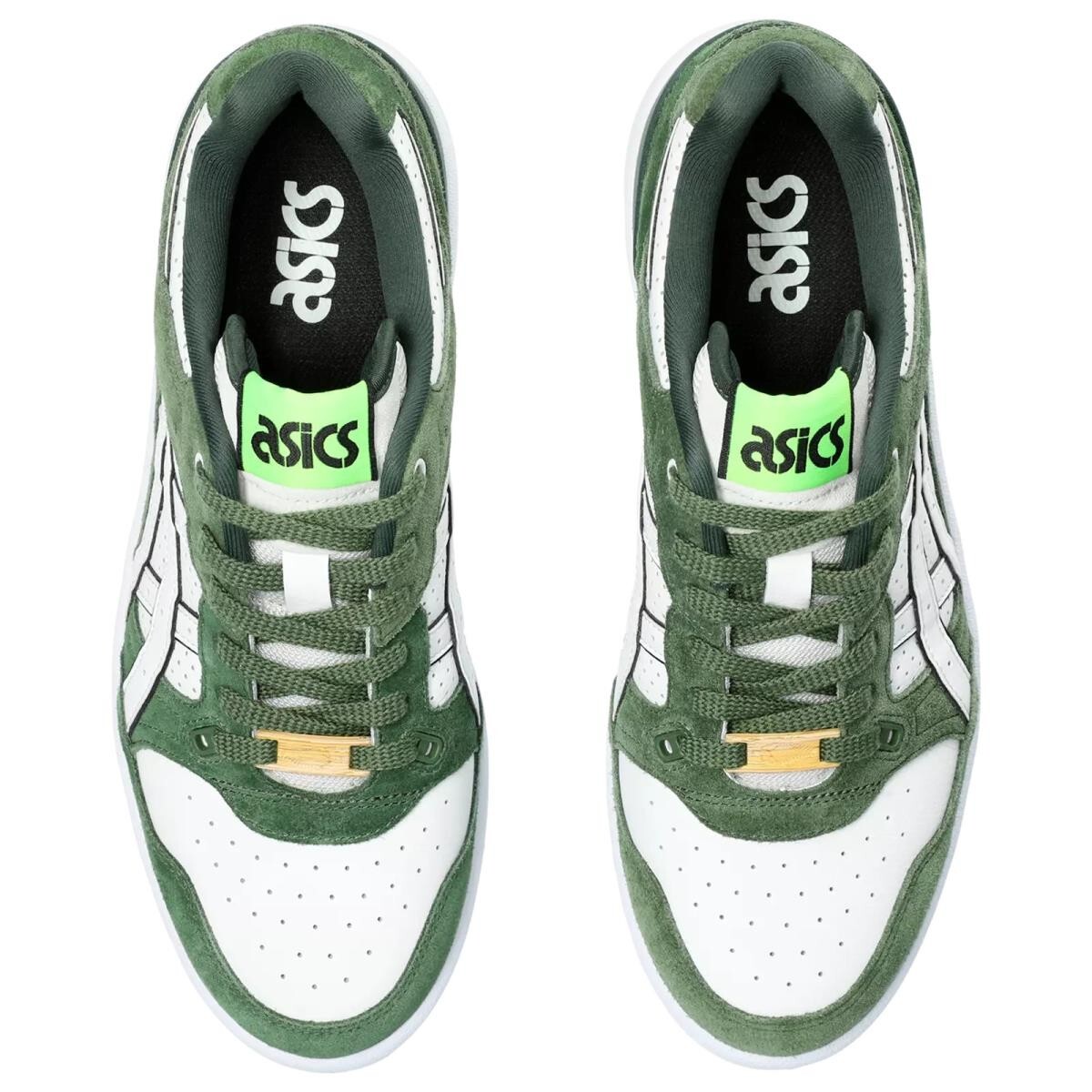 Asics EX89 1201A963-101 Sneakers Men’s US 8 White Green Sportstyle Shoes TF6769