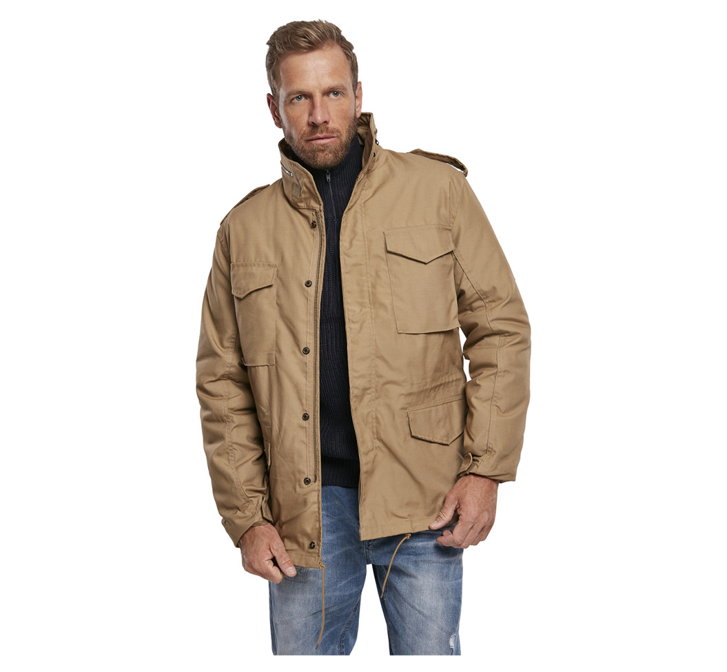 Brandit M65 Jacket – Beige – Classic Military Field Jacket with Removable liner