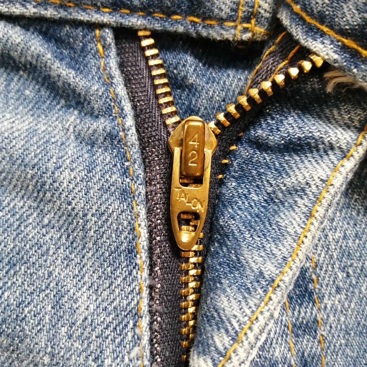 LEVIS Denim Pants Blue Back 25 TALON Made in France Used