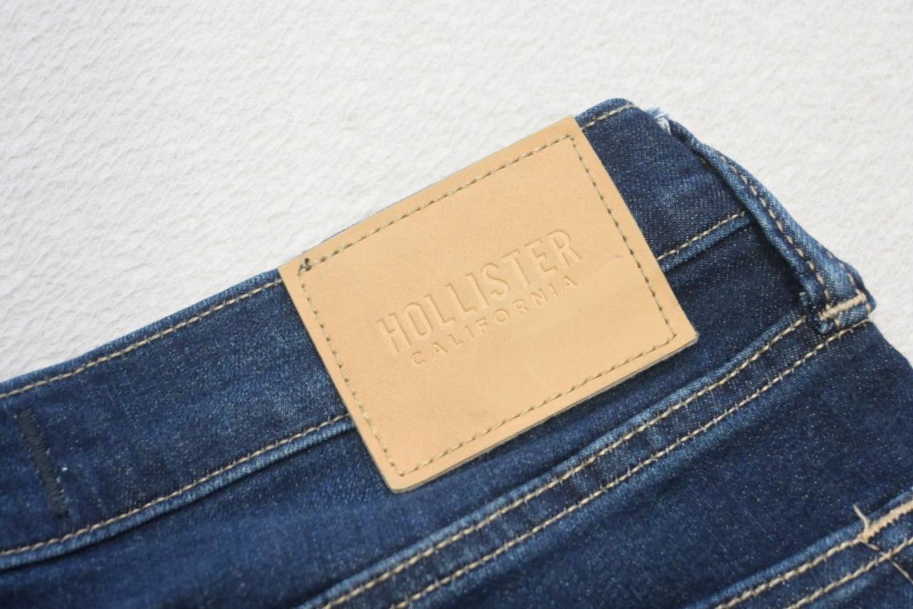 Hollister California Skinny Stretch Rugged Blue Denim Jeans Mens 30 x 32