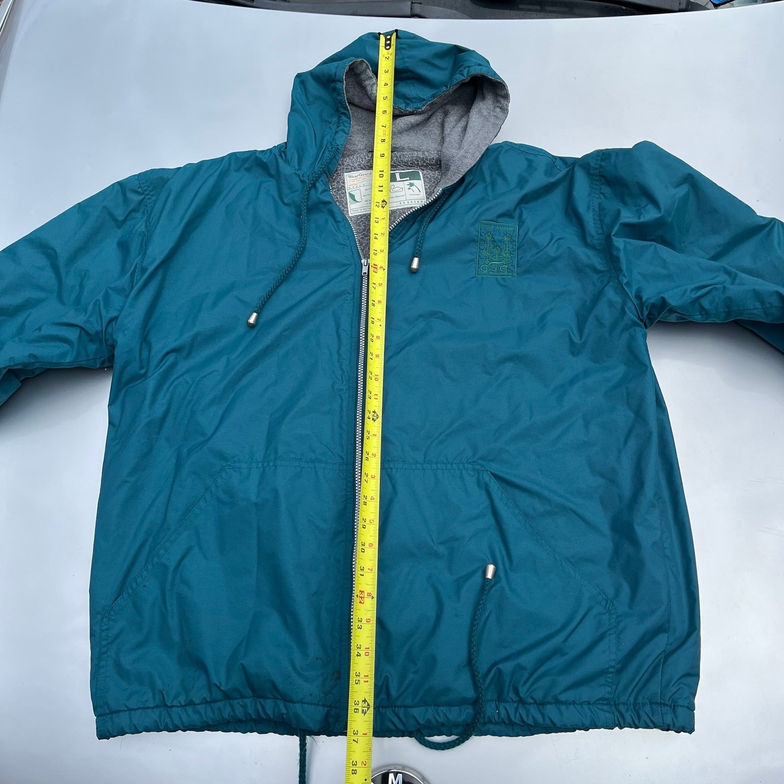 Vintage WearGuard great gardens of Oman Hooded zip up jacket