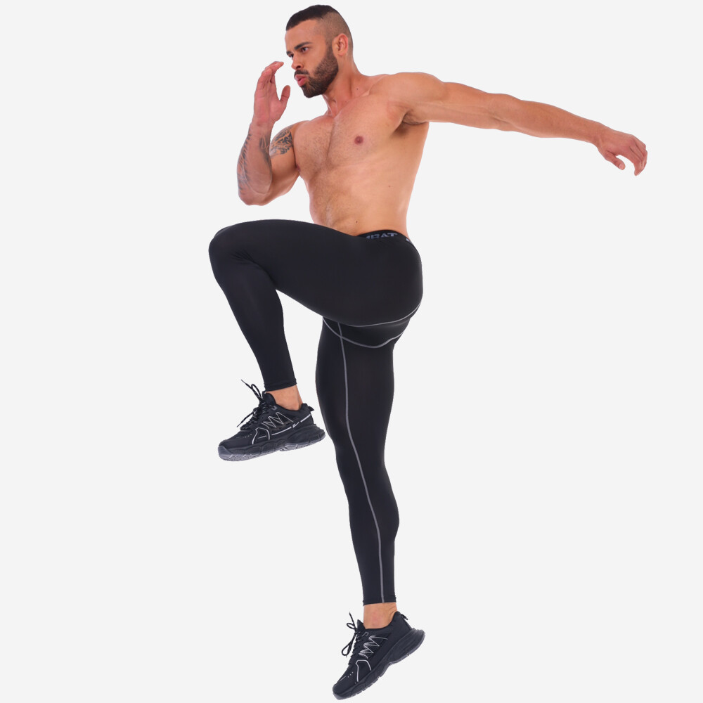 Pantalones Deportivos de Compresion De Hombre Men Sport Compression Base Layer