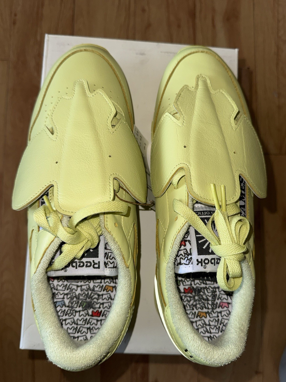 Reebok Classic Leather Eams Elephant Cool Aloe Low-Top Sneakers