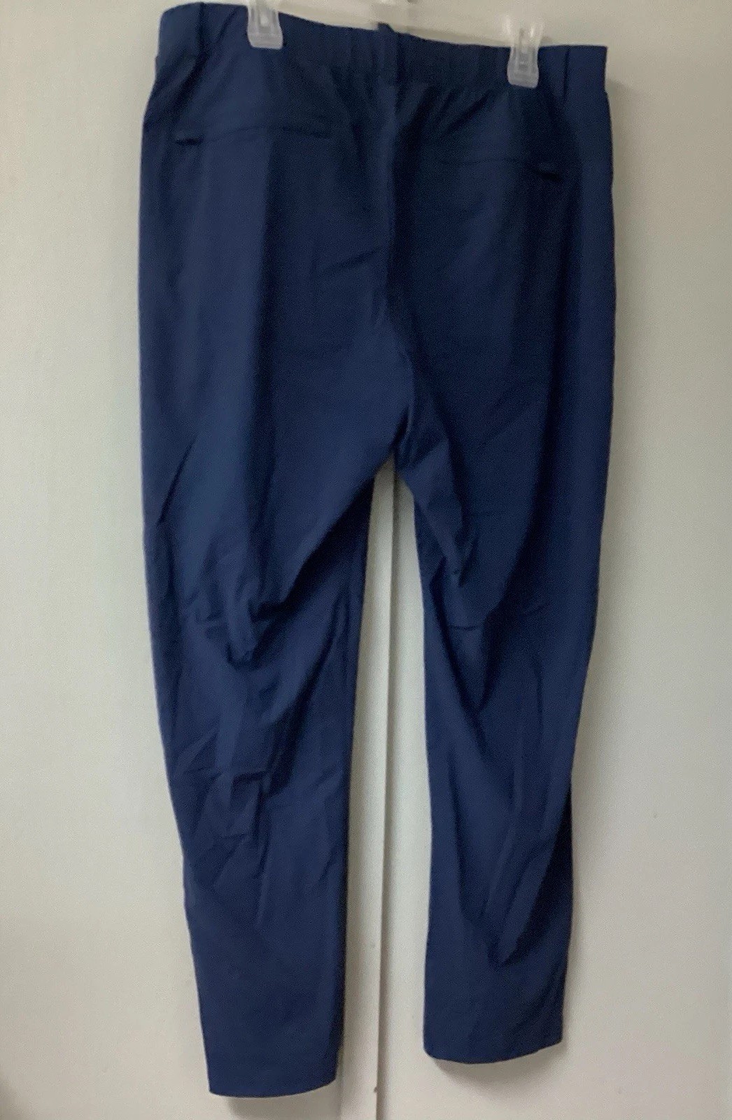 &Collar Performance Menswear Athletic Blue Navy Slim Fit Pants Size 36 X 32 NWT