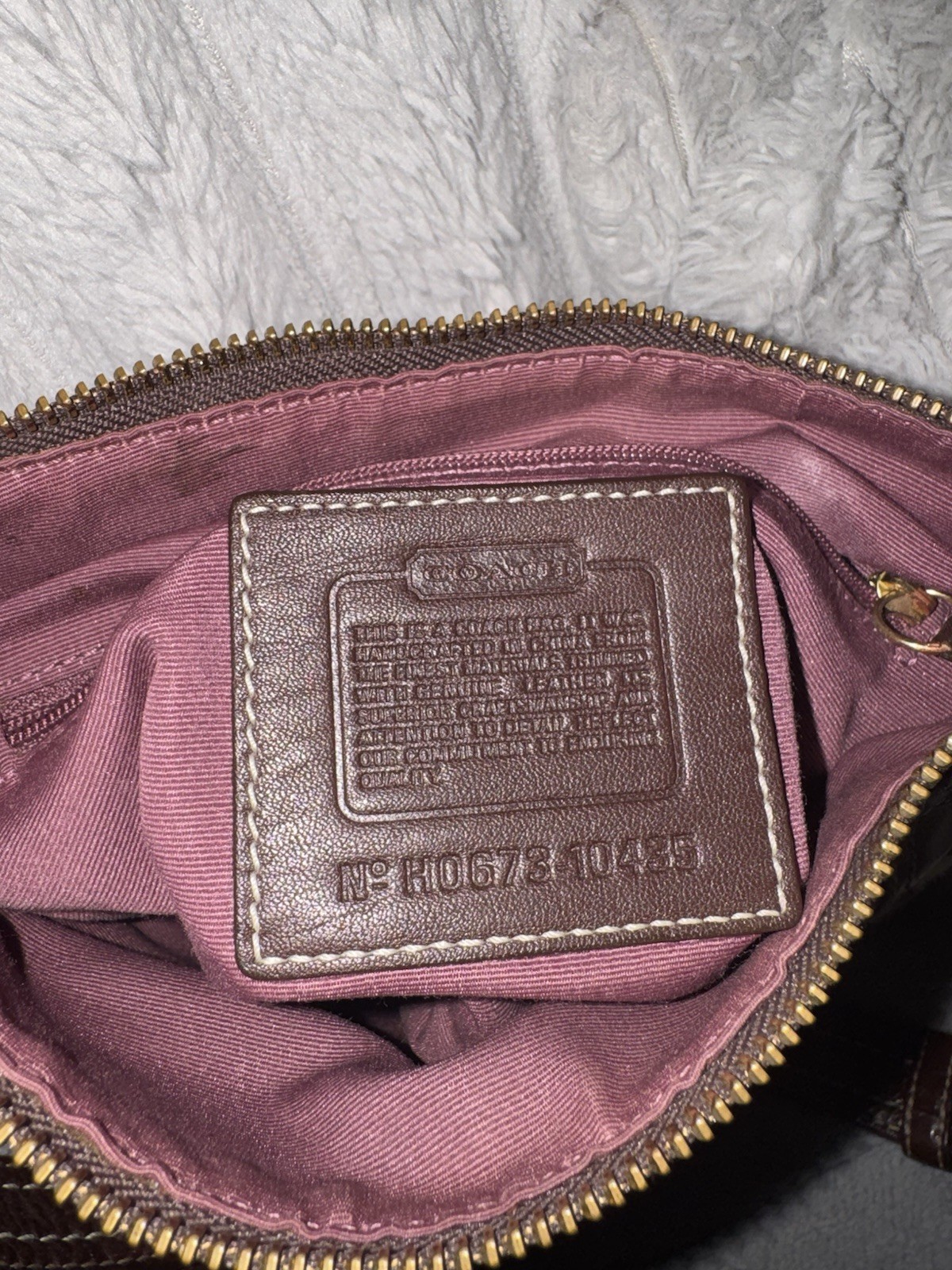Coach Patchwork Shoulder Bag Item 10435 EUC Multicolor Gold Hardware