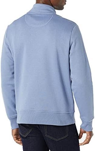 Men’s Quarter-Zip Fleece Pullover Long Sleeve Comfortable Casual Sweatshirt