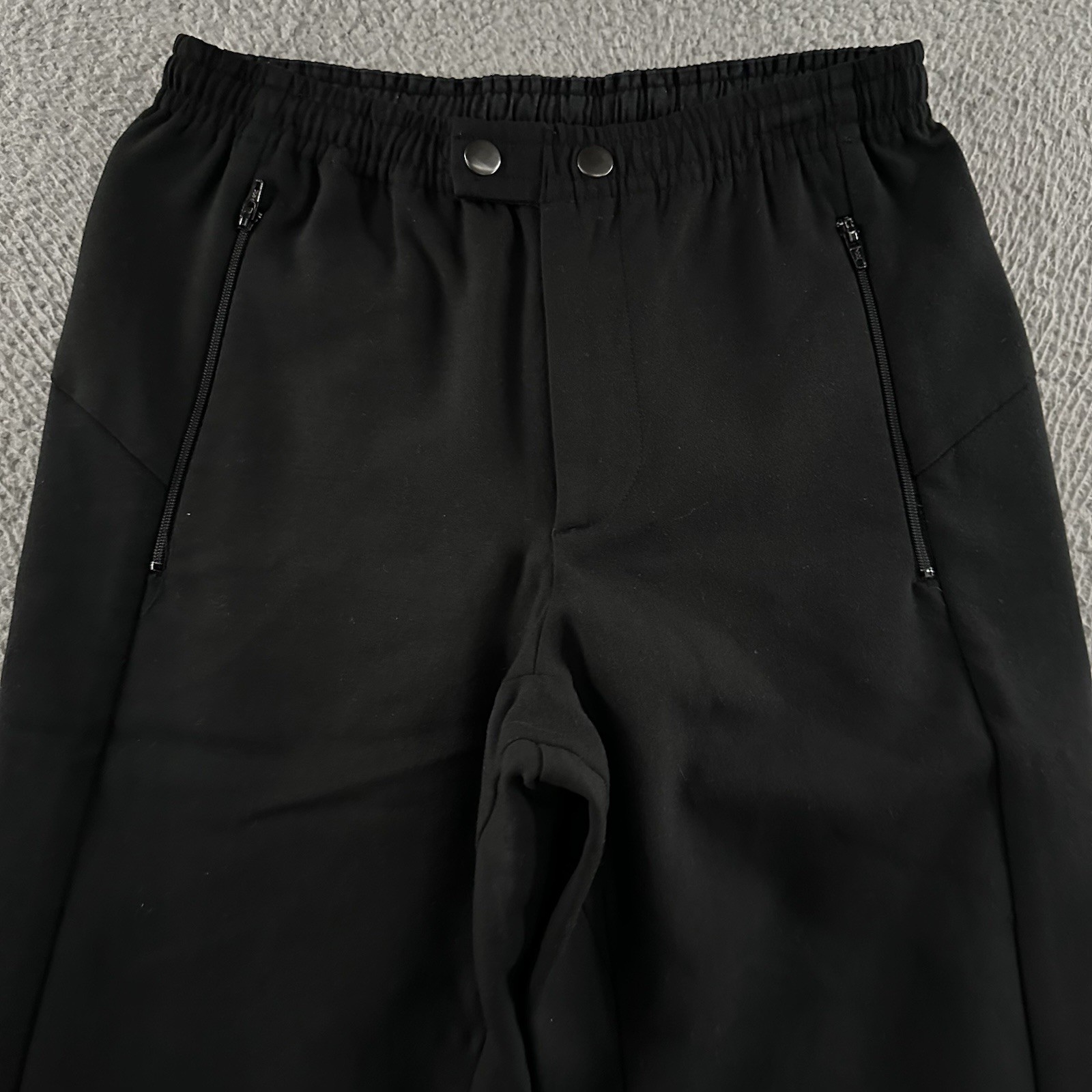 Paskho Womens Pants Black Size XS Mid Rise Tapered Made In USA