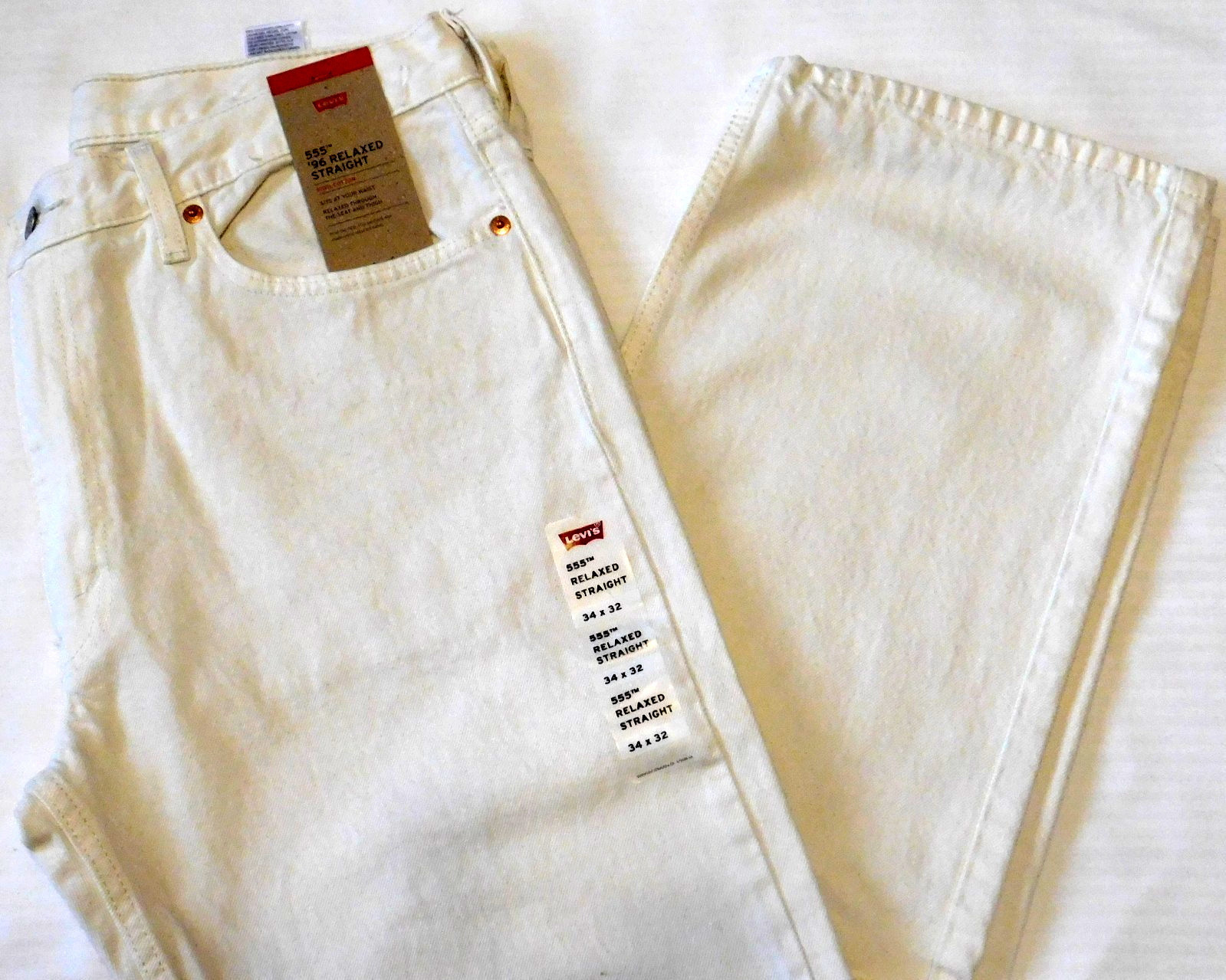 LEVIS 555 Relaxed Straight Jeans Relaxed through Seat & Thigh Closer to the Sun