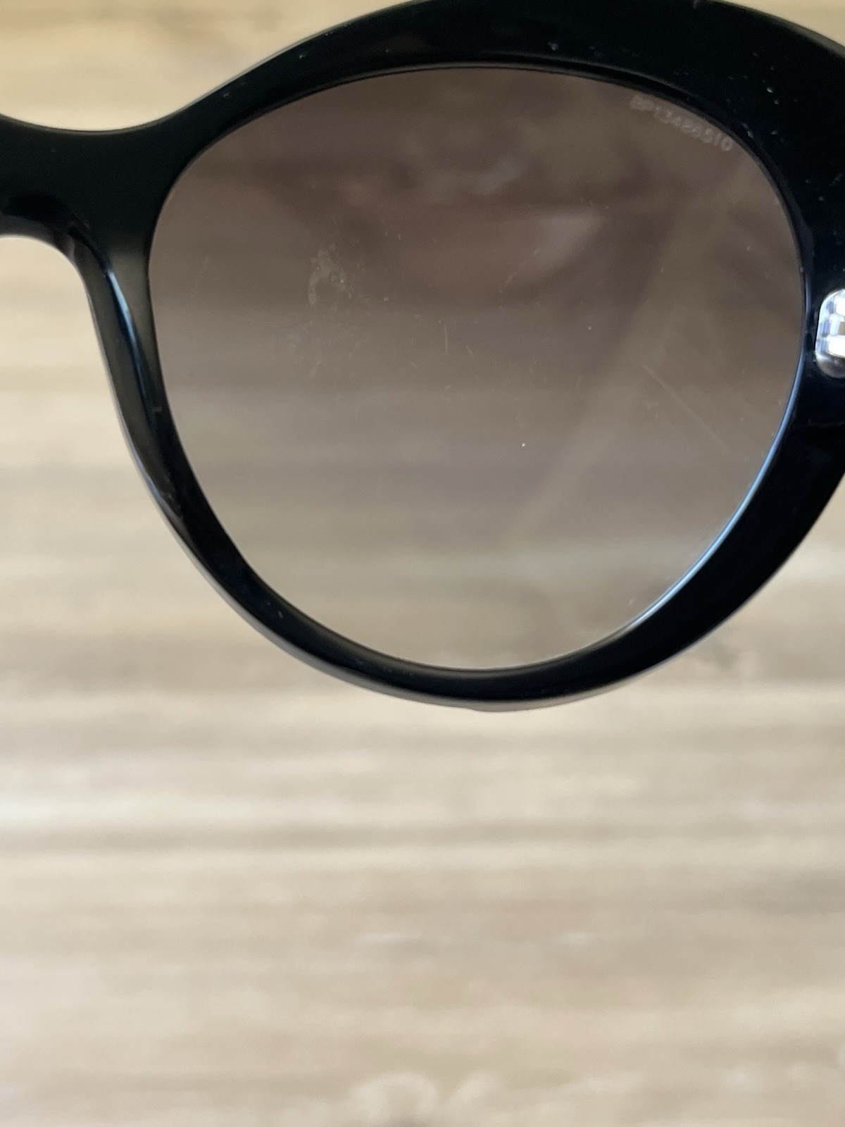 Prada Baroque Cat Eye Sunglasses Black SPR 28N 56-19-140