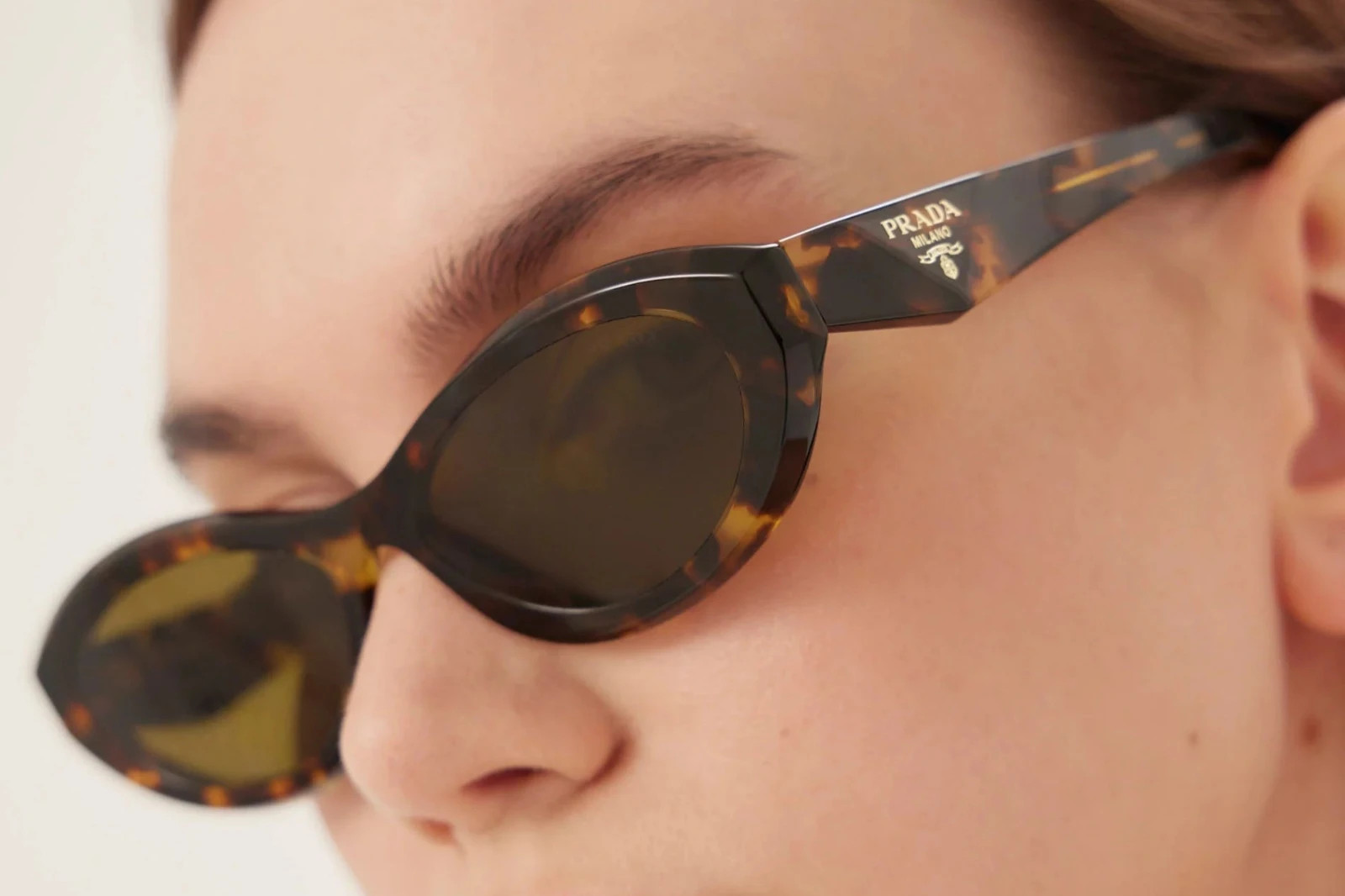 Prada PR 26ZS Tortoise/Dark Brown (14L-09Z) Sunglasses