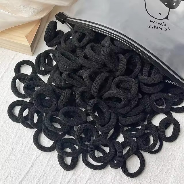 50/100 pcs Small Hair Ties – Durable Leather Scrunchies High Elasticity – NEW