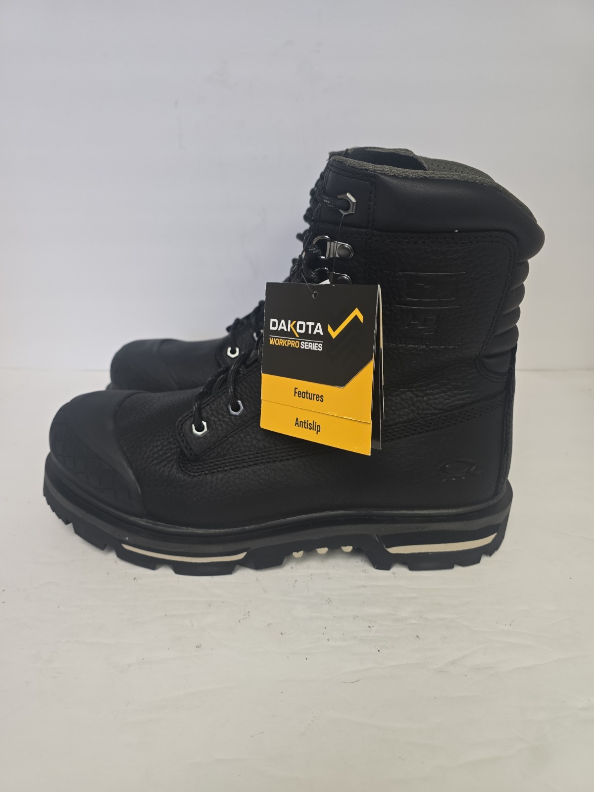 Dakota Men’s 529 HD3 8″ Steel Toe Injected Welt Boots Black/Black Size 10.5M