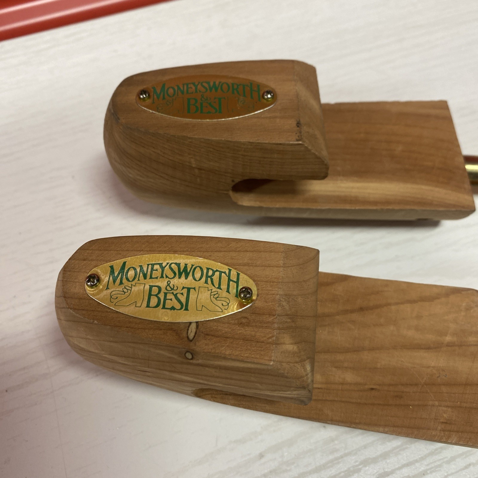 Mens Moneysworth And Best Cedar Shoe Trees Size M Medium 8W-10N