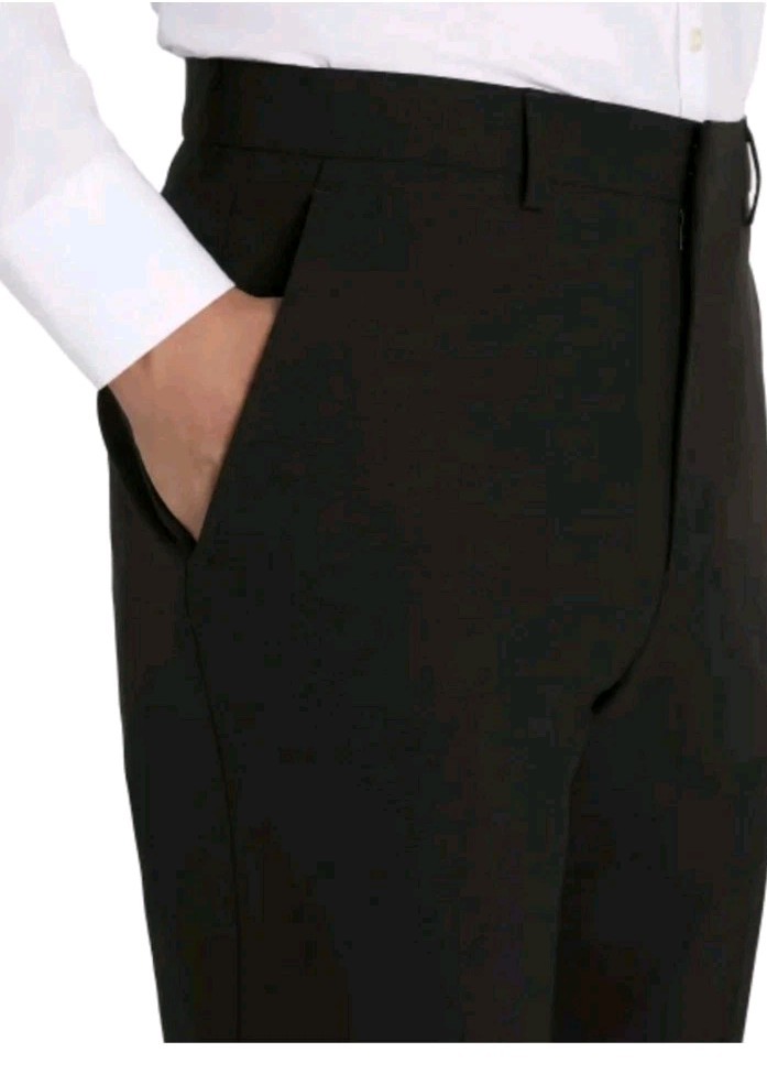 CALVIN KLEIN SLIM FIT FLAT FRONT MEN’S DRESS PANTS