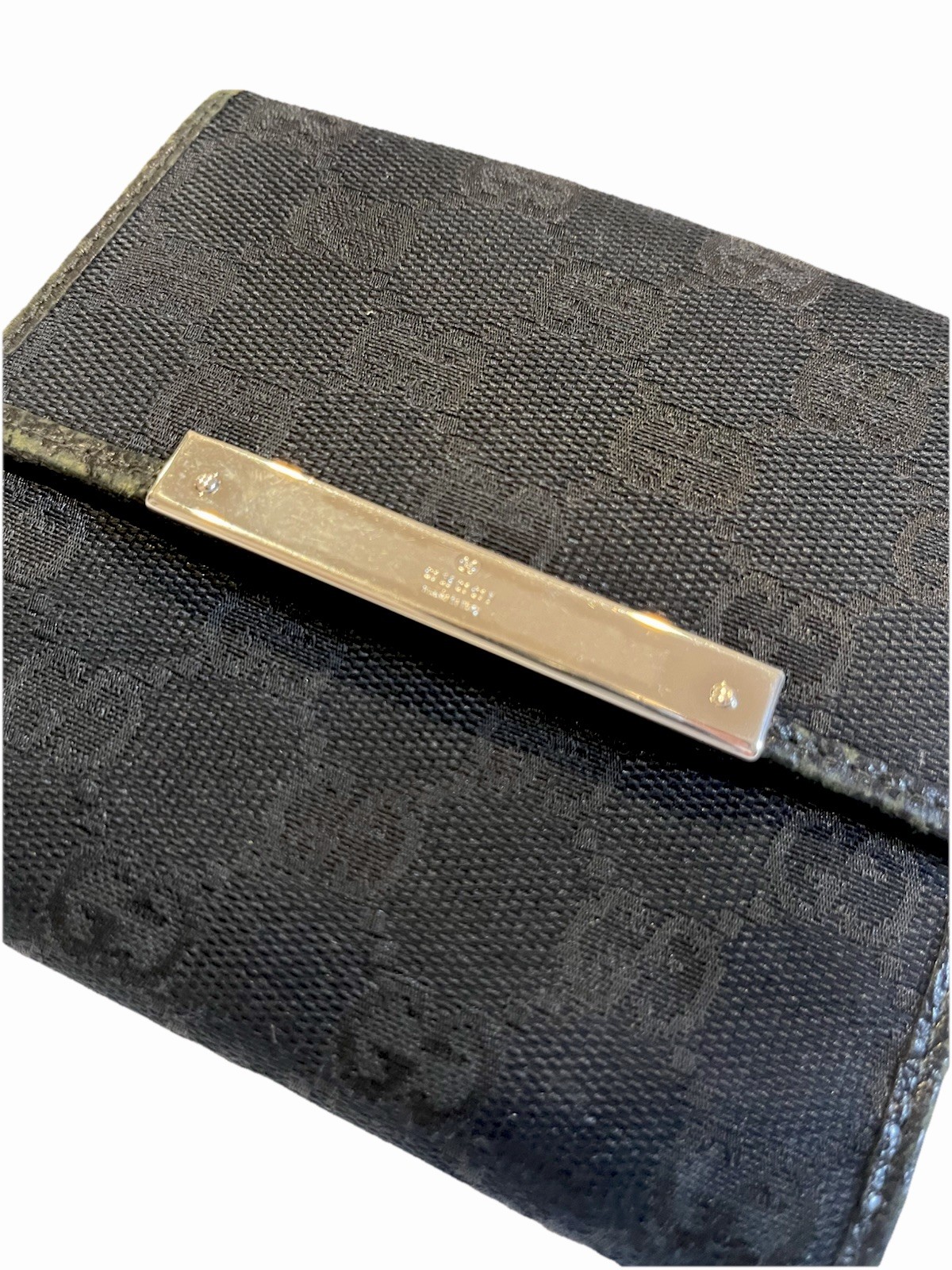 Gucci GG Canvas bifold wallet black