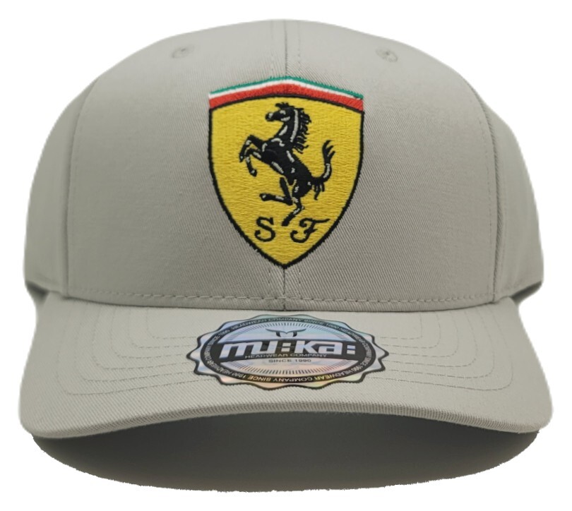 Ferrari New MUKA Car Italian Sports Cars Gray Era Strapback Hat Cap