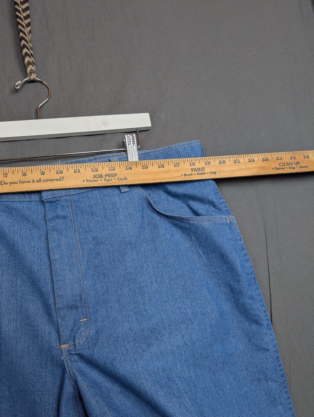 Wrangler Jeans Men’s 40×29 Regular Fit M176W 85498LB Blue Cotton Polyester Blend