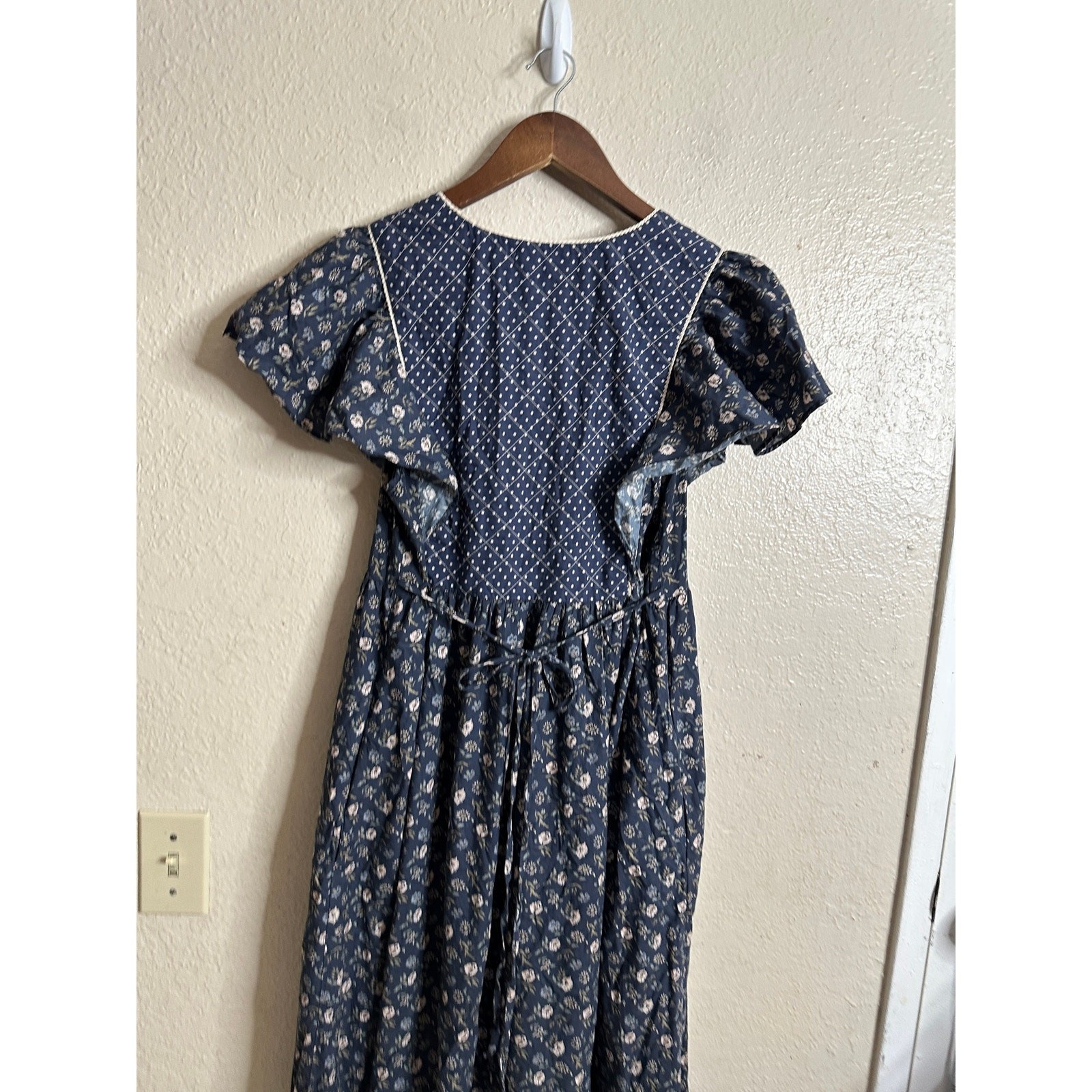 Christy Dawn Greta Dress in Oat Straw Blue size XS (FLAWED)
