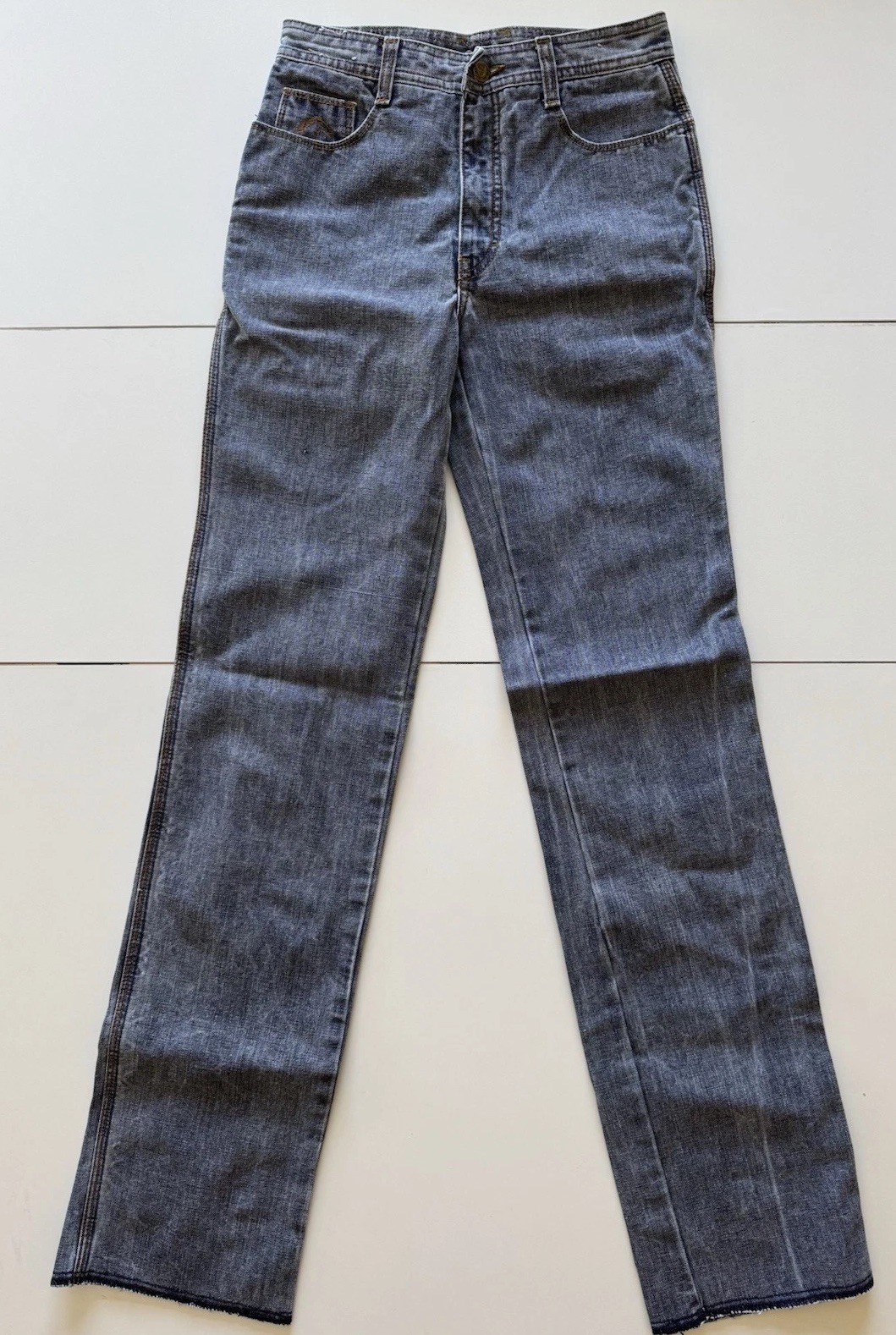 Jordash Jeans Women’s Size 28 Long Horse-Head Un-Hemmed Vintage