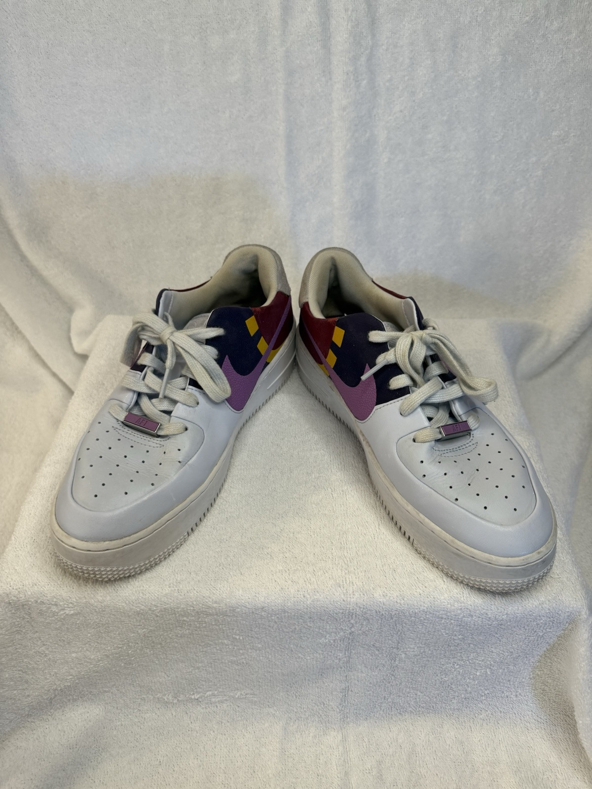Nike Air Force 1 Sage Low Lx Women’s 9.5 Shoes White/Pink/Purple/Burgendy