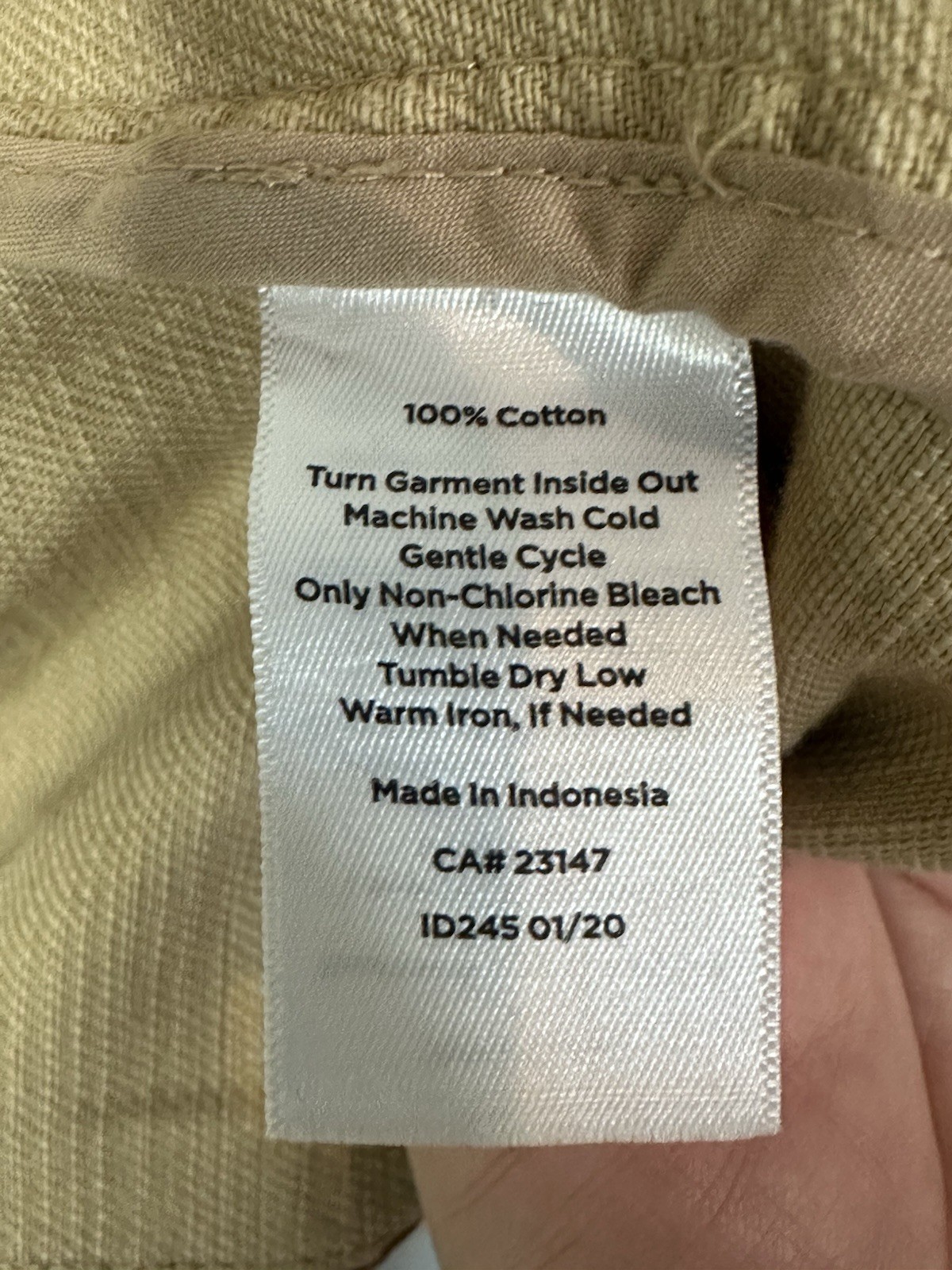 Talbots Jacket Womens Small Tan Utility Safari Military Button Cotton Khaki
